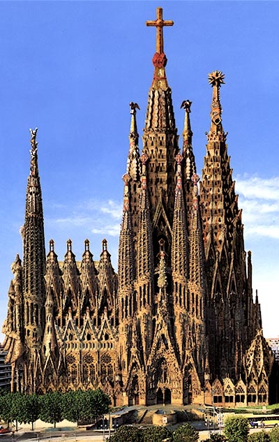 Is a large roman catholic church in barcelona, . Decoracao De Interiores Catedral Da Sagrada Familia Barcelona Espanha