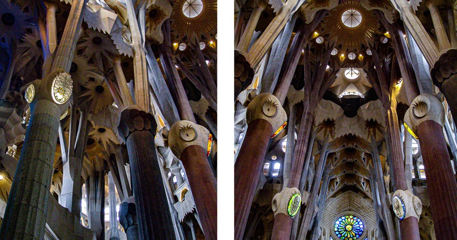 I gigli vengono allineati davanti al palazzo di città e qui rimarranno fino alla conclusione dei festeggiamenti. A Fragata Surprise Barcelona Sagrada Familia A Lagosta Lisergica