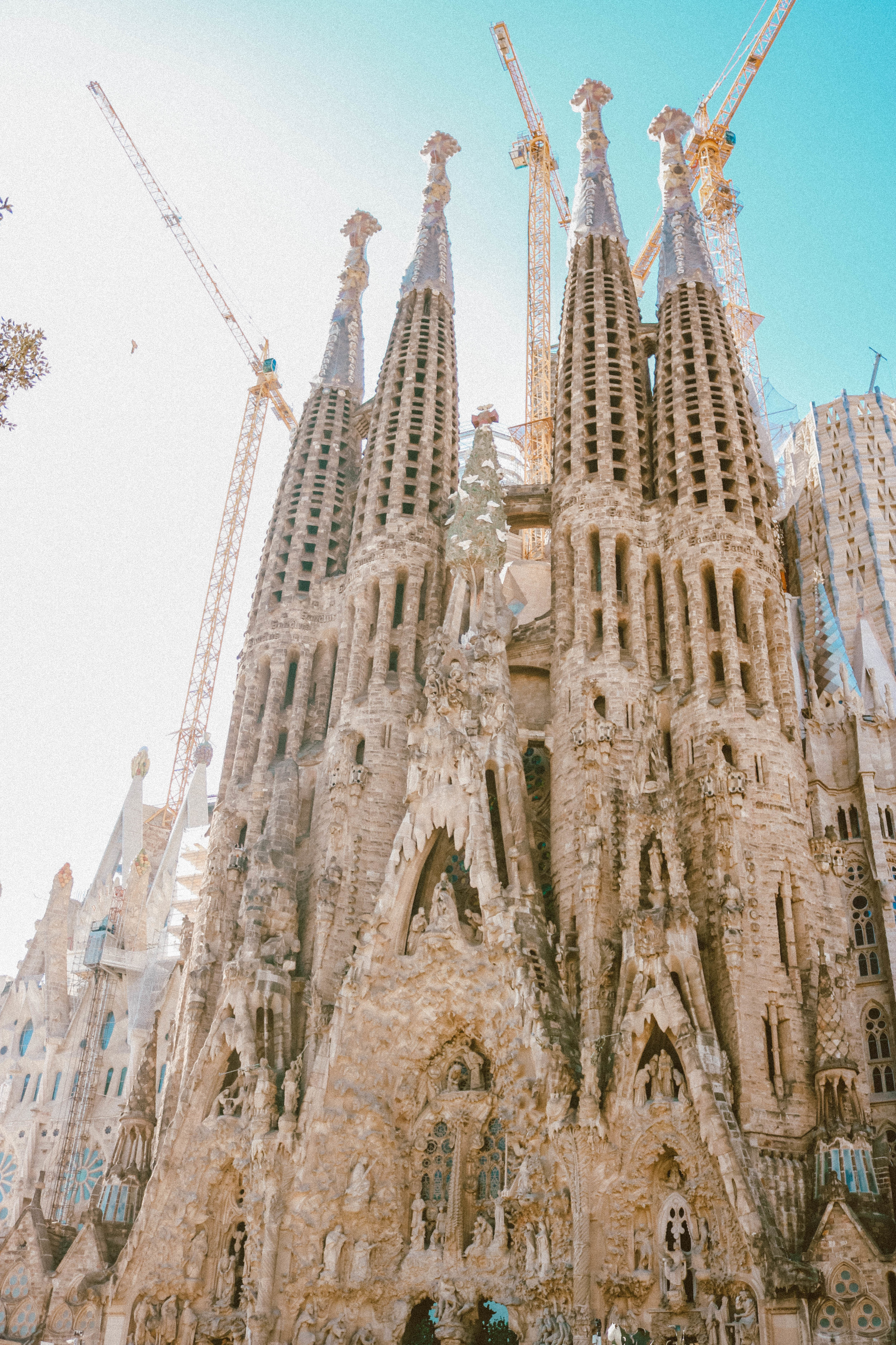 The sagrada familia in barcelona. Visiting The Park Guell And Sagrada Familia Blog Salt Water Vibes