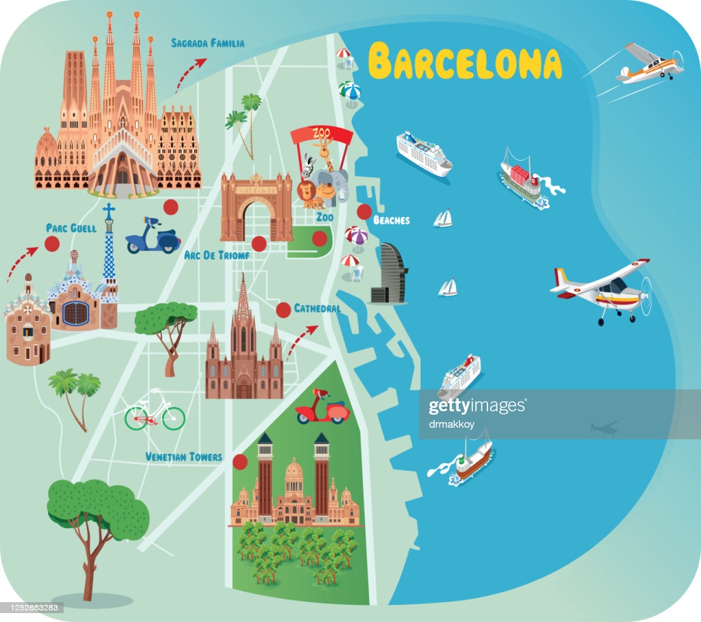 50+ Sagrada Familia Barcelona Map