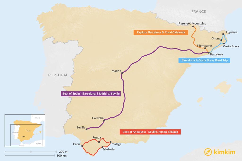 15+ 5 Day Spain Tour From Barcelona Package