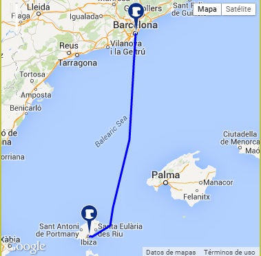 Boat Trip Barcelona Ibiza&nbsp;Package