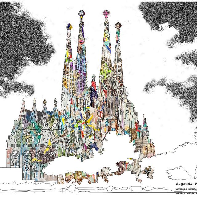 28+ Sagrada Familia Barcelona Dibujo